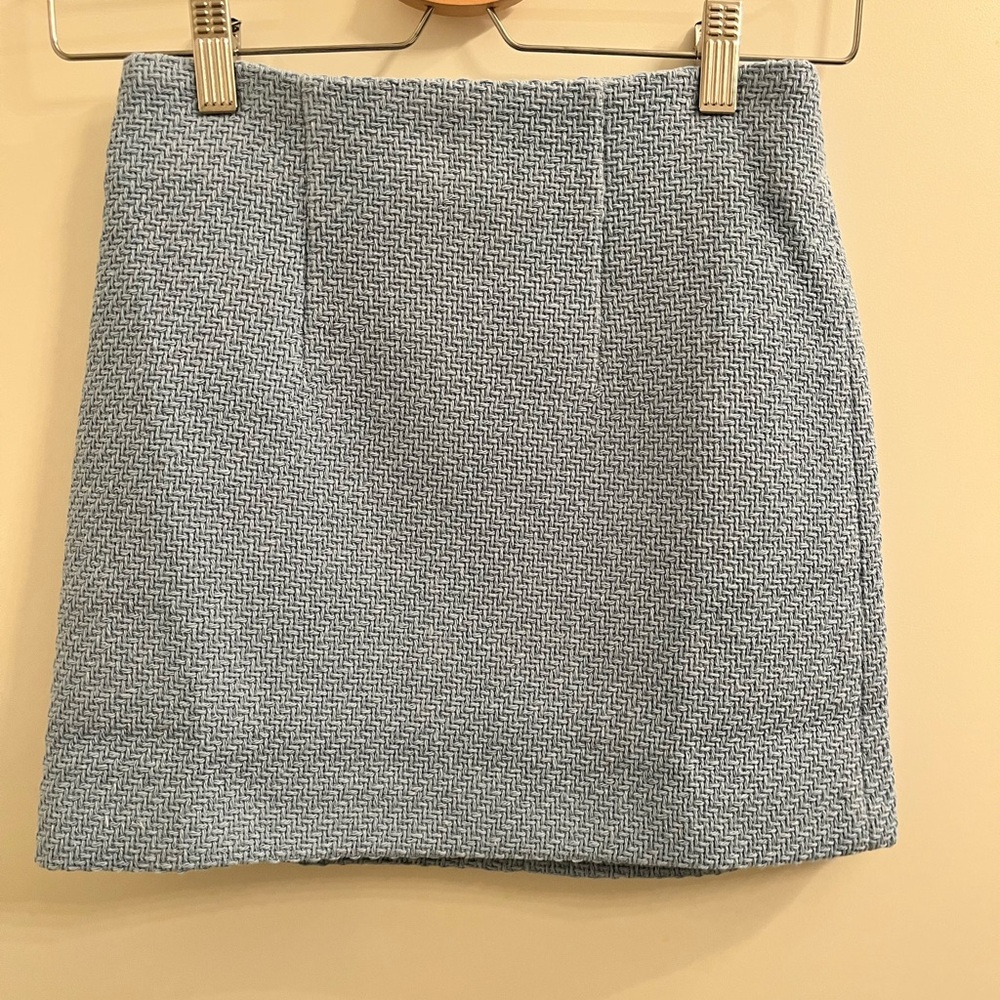 MANGO Women’s Tweed Mini Skirt